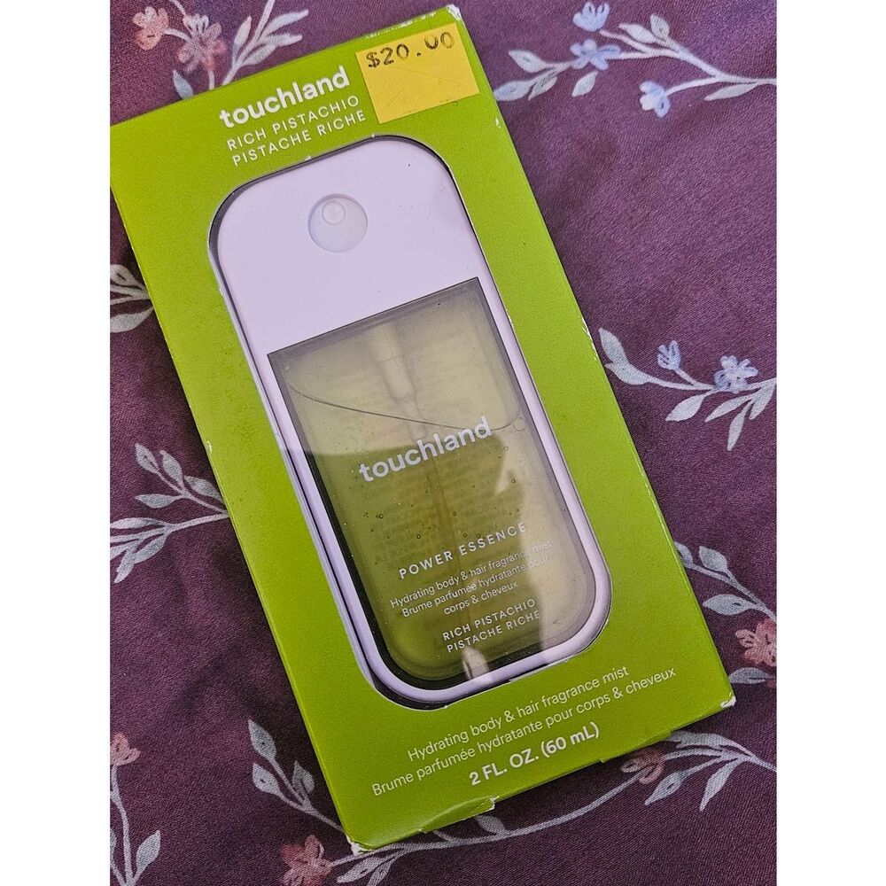 Touchland Power Essence Rich Pistachio Body & Hair Mist 2oz Hydrating Spray New